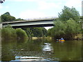 SJ4215 : A5 Road Bridge over the River Severn by Anthony Parkes