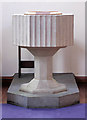 St Erkenwald, Levett Road, Barking - Font