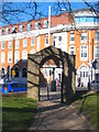 The entrance gateway to the Lynch Green