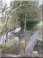 Footbridge on Greensand Way Link near Westerham