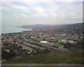 View of Colwyn Bay from Bryn Euryn.