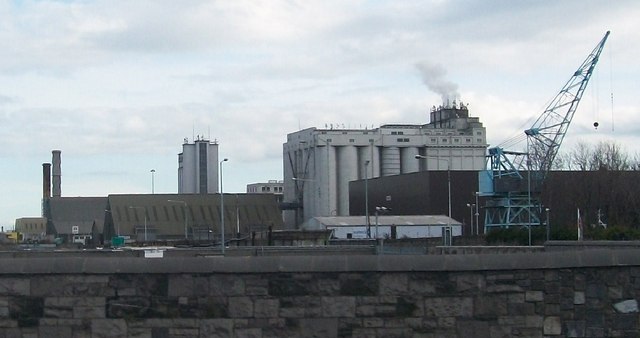 Odlums Flour Mill at Dublin Port