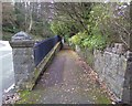 Pathway at the junction of Oak Drive & Llanrwst Road, Colwyn Bay