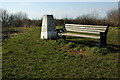 Trig point and seat, Dial Hill