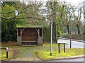 Bus shelter on corner of Meadowlands and The Street