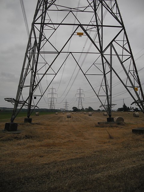 Powerlines near Inch of Ferryton