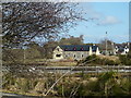 Rebuilt barns at Easter Heathfield