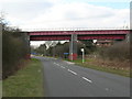 Disused railway bridge over Mansfield Road near Rainworth