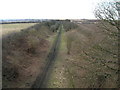 Cycle trail on  the old railway, Farnsfield