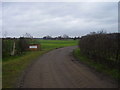 Track to Pasture farm.