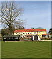 View across the bowling green in Shropham