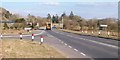 The turnoff for Garndolbenmaen at the entrance to the hamlet of Dolbenmaen