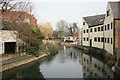 The view from Millbridge Hertford town