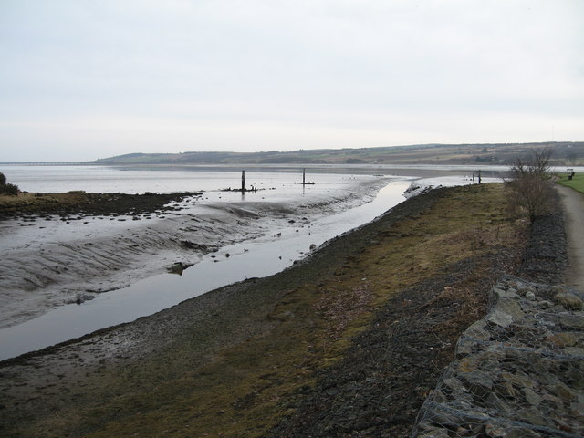 The Dingwall Canal enters the Cromarty Firth