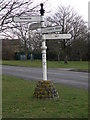 Sign post in Little Downham