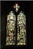 SO8047 : Stained glass window, Madresfield Church by Philip Halling