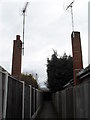 Alley from Croft Road to St Itha Close