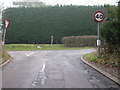 Junction of Merton Lane with the B2068 Nackington Road