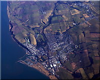 NY0336 : Maryport from the air by Thomas Nugent