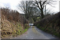 Minor road following the Afon Peris