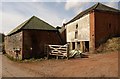 SS9709 : Barns at Seckerleigh Farm by Derek Harper