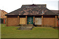 Daventry: playing field pavilion behind Anson Close