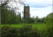 SU6369 : Dirty canal sign by Mr Ignavy