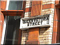 Street sign, Queen Victoria Street, Reading