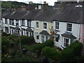 Terraced houses by the town walls.