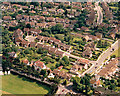 Aerial view of Scrub Lane and Rectory Road, Hadleigh