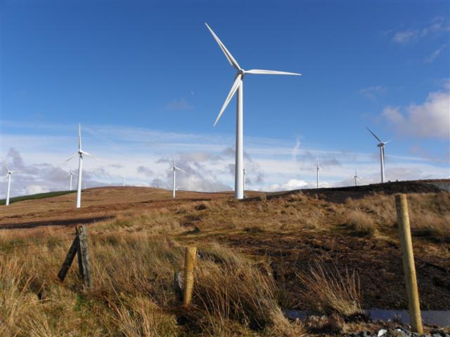 Wind farm at Three Tops