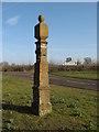 17th century Guide Post just outside Wroxton