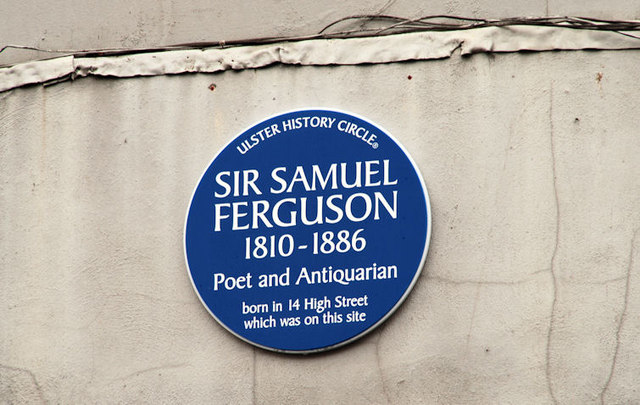 Sir Samuel Ferguson plaque, Belfast