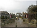 Entrance to Hallcliffe Community Garden, Baildon