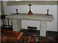 Side altar at St John the Baptist, Sutton