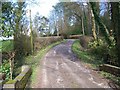 Bridge and hill, North Common Lane