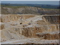 SK1067 : Stepped side of a quarry by Peter Barr