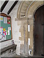 Stone seat in the porch at St Mary