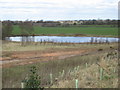 Lake formed in old sand quarry workings