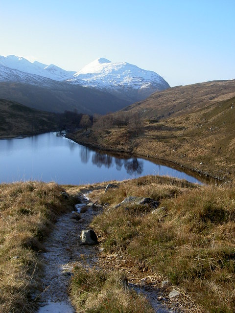 Dubh Lochan in winter