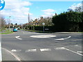 Mini-roundabout on the B1232, Anlaby