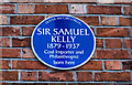 Sir Samuel Kelly plaque, Belfast