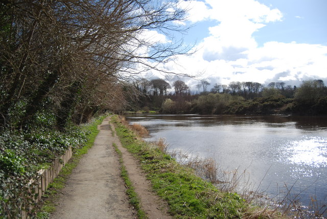 Coquet River and riverside path, Warkworth