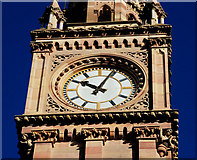 J3474 : The Albert Clock (BST), Belfast (2) by Albert Bridge