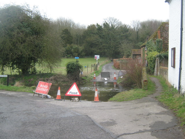 Flooded Ford on Keeper's Hill