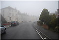 Priory Rd in the mist