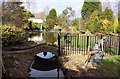 Ornamental bridge in Stapeley Water Gardens