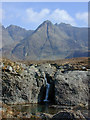NG4325 : Waterfall on the Allt Coir' a' Mhadaidh by Nigel Brown