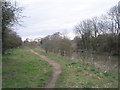 Thames Path running past Old Windsor Lock Cut