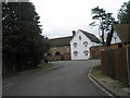 Approaching the junction of  The Grange and Church Road